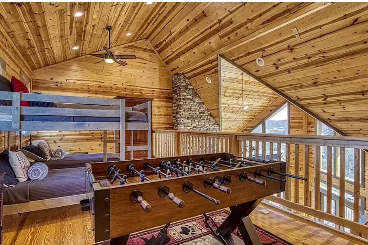 Hawk'S View Log Cabin -Mountains In Gatlinburg. Villa Exterior photo