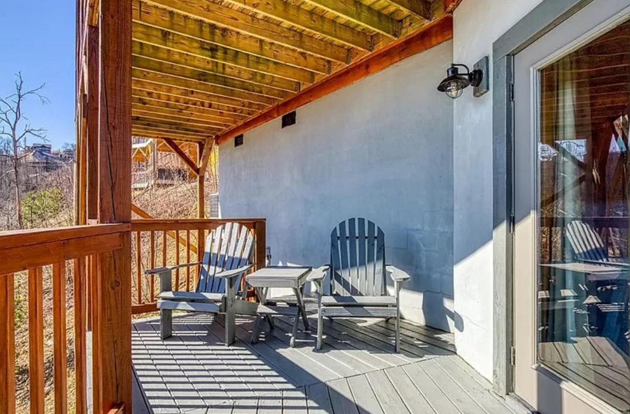 Hawk'S View Log Cabin -Mountains In Gatlinburg. Villa Exterior photo